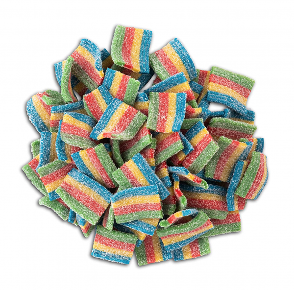 LSD Edible 100ug Rainbow Sour Belts